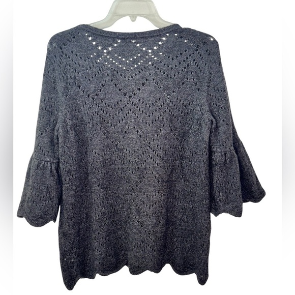 Lauren Conrad Eyelet Crewneck Sweater - Picture 5 of 7